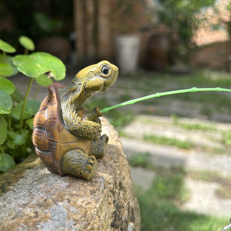 Aquarium Fish Bowl - Turtle fishing fish tank aquarium decoration