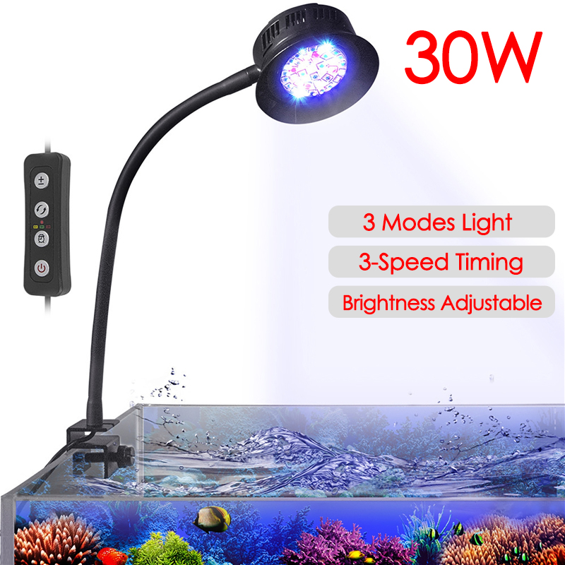 Aquarium Fish Lamp - 30W Aquarium Fish Tank Sea Water