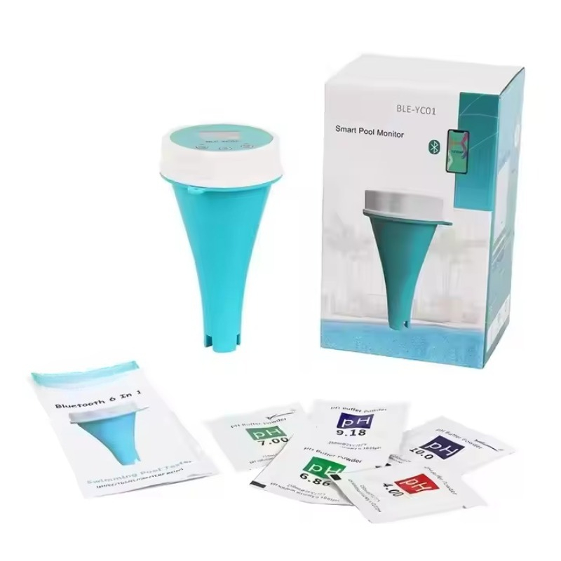 Aquarium Fish Usa - 6-in-1 Smart Water Quality Monitor: EC,