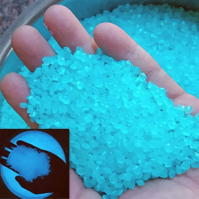 Aquarium Fish Bowl - 1000pcs 3-5mm Luminous Sand Glow in