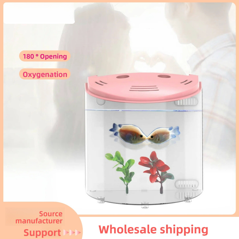 Mini Acrylic Fish Tank, ATS De - Aquarium Fish Low Maintenance recension och pris