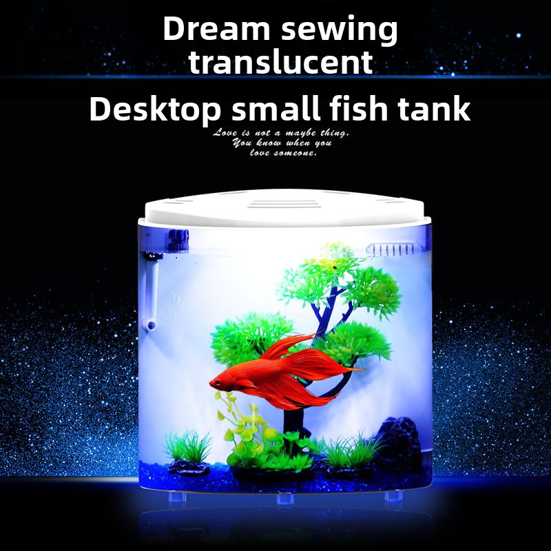 Mini Acrylic Fish Tank, ATS De - Aquarium Fish Low Maintenance recension och pris