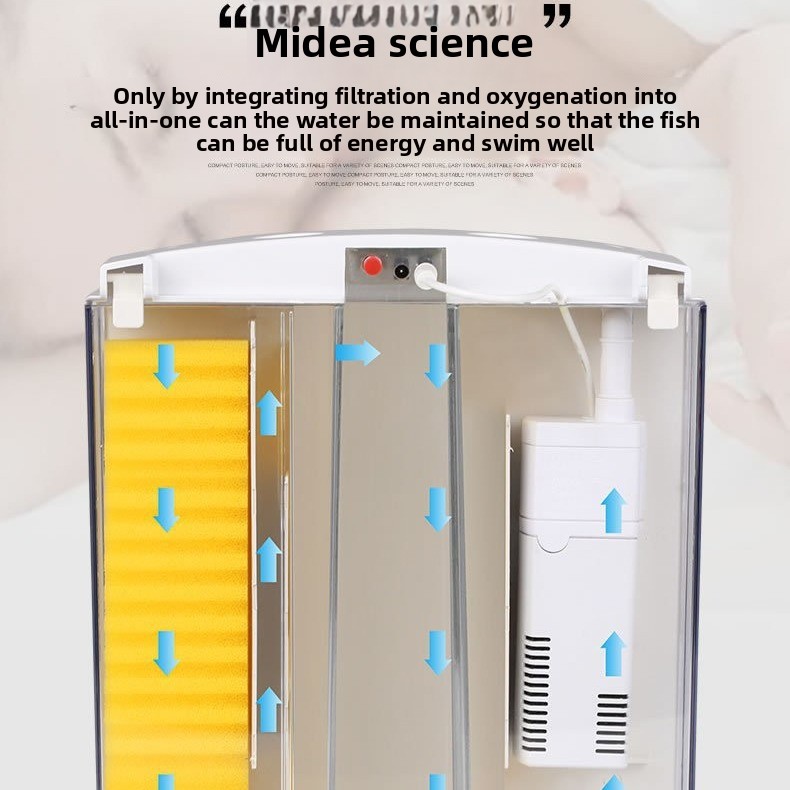 Mini Acrylic Fish Tank, ATS De - Aquarium Fish Low Maintenance recension och pris