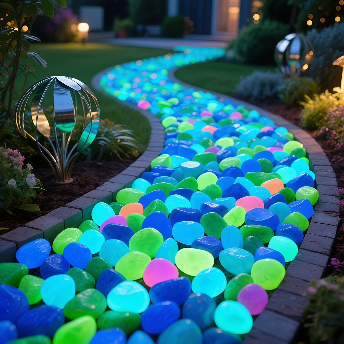 1CM 100pcs Color Goose Stone L - Aquarium Fish Bowl recension och pris
