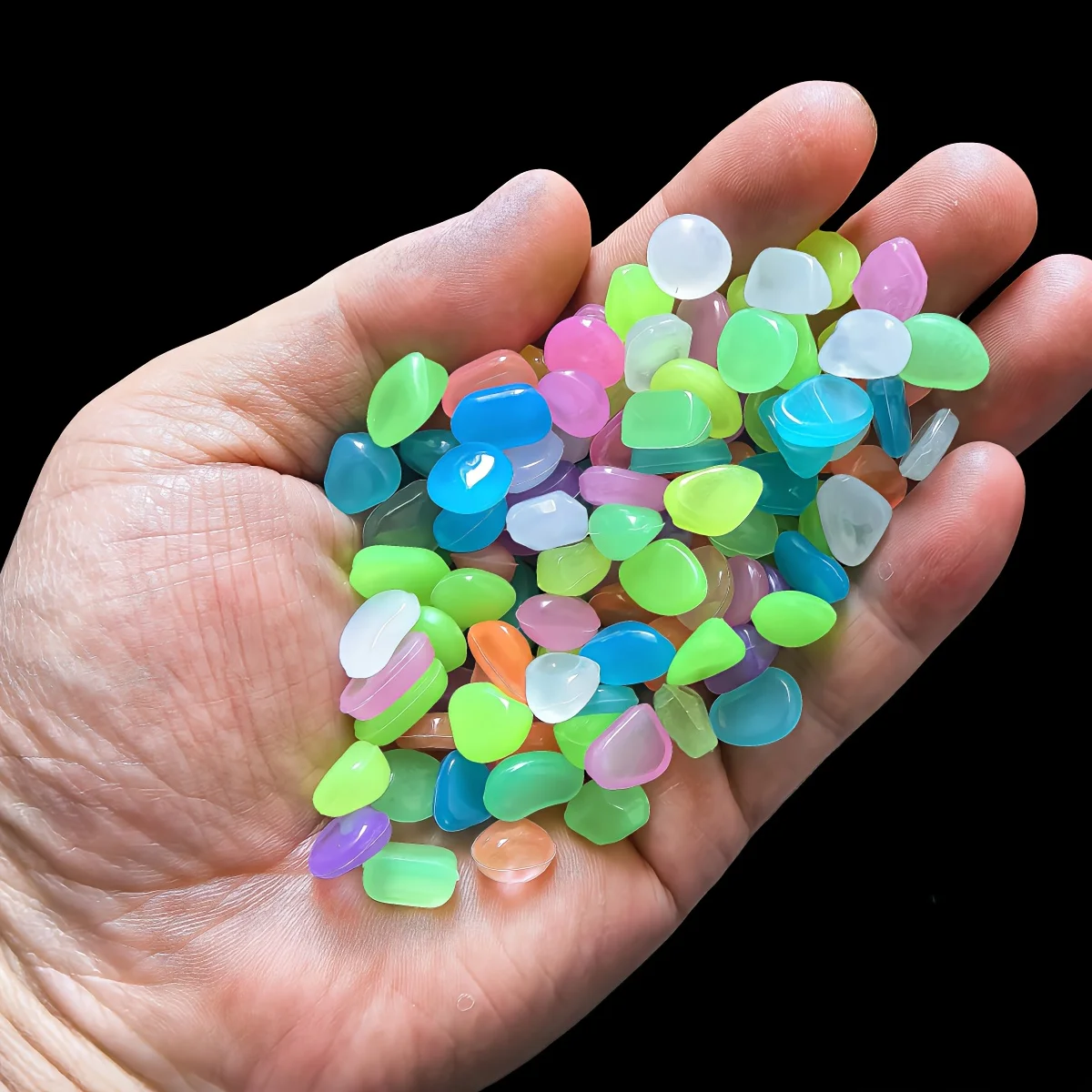1CM 100pcs Color Goose Stone L - Aquarium Fish Bowl recension och pris