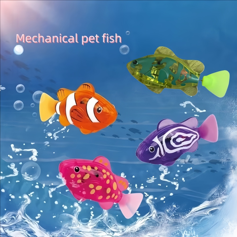 Baby Bath Light-Up Sensor Elec - Aquarium Fish Electric recension och pris
