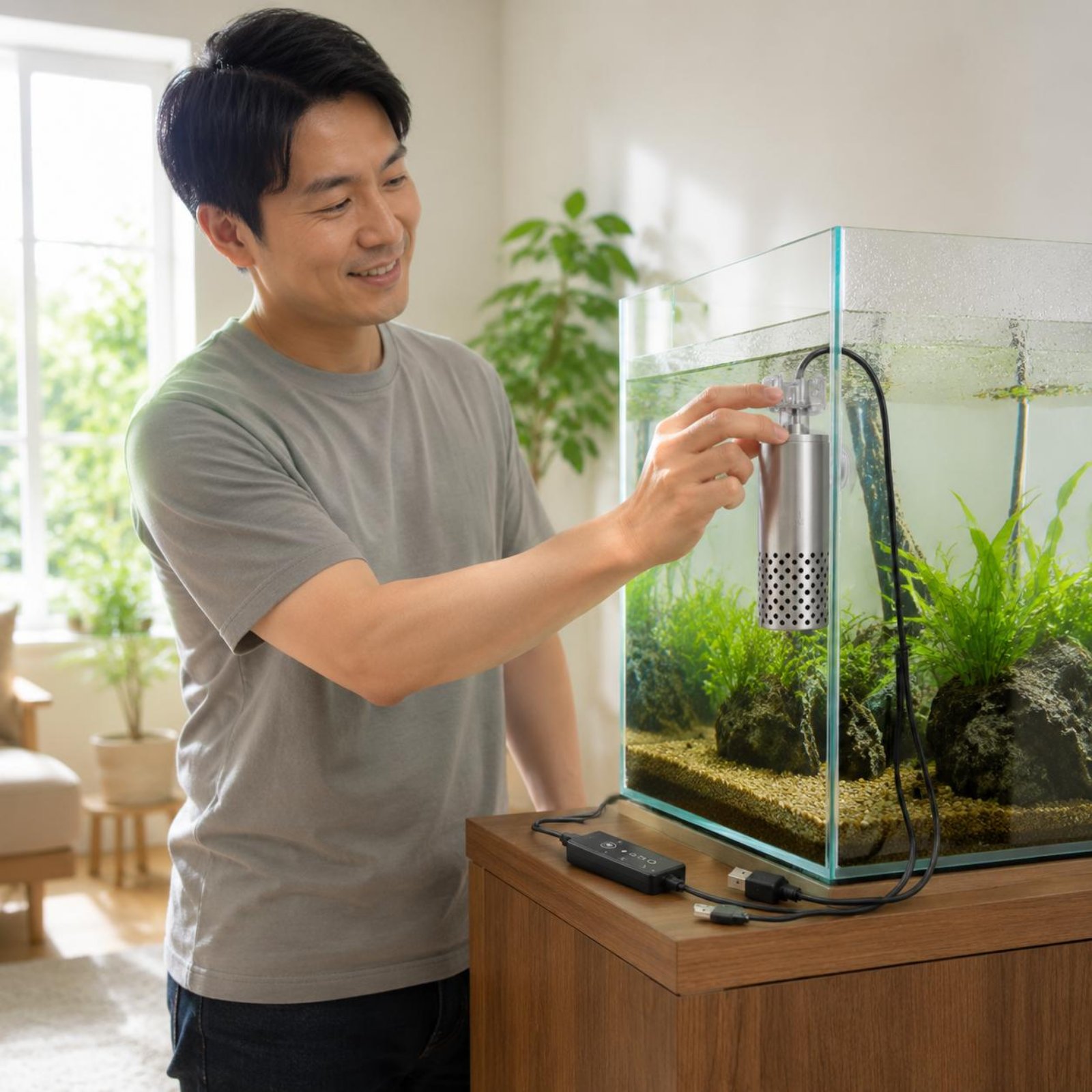 Electric Surface Skimmer Quiet - Aquarium Fish Low Maintenance recension och pris