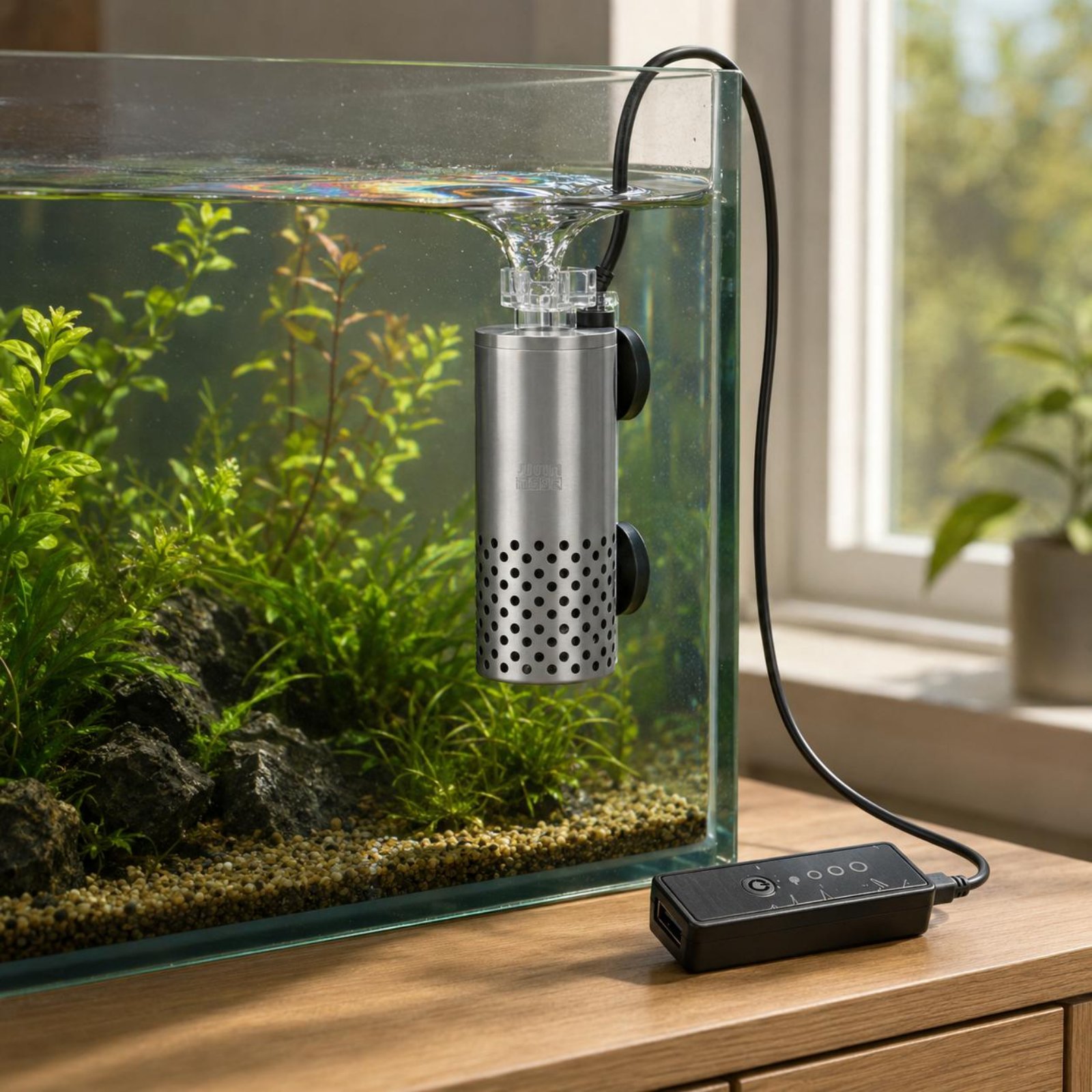 Electric Surface Skimmer Quiet - Aquarium Fish Low Maintenance recension och pris