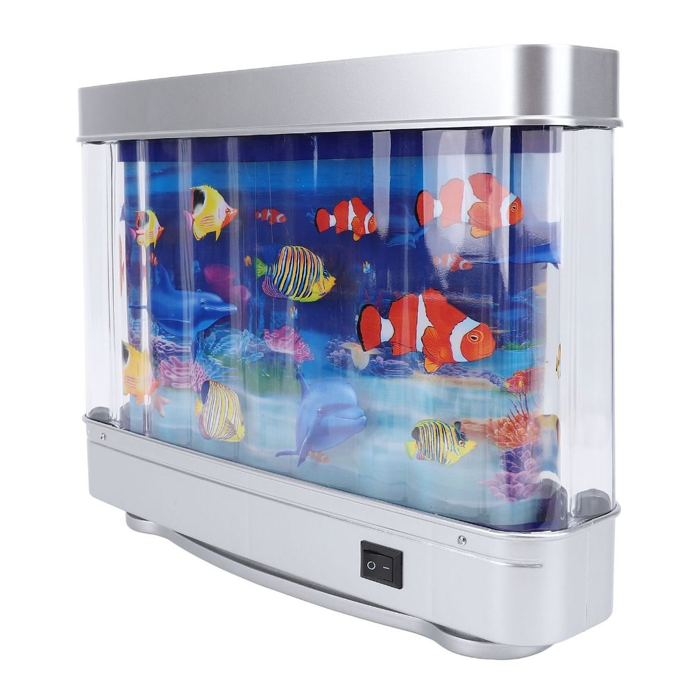 ​Relaxing​ LED Fake Fish Tank  - Aquarium Fish Exotic recension och pris