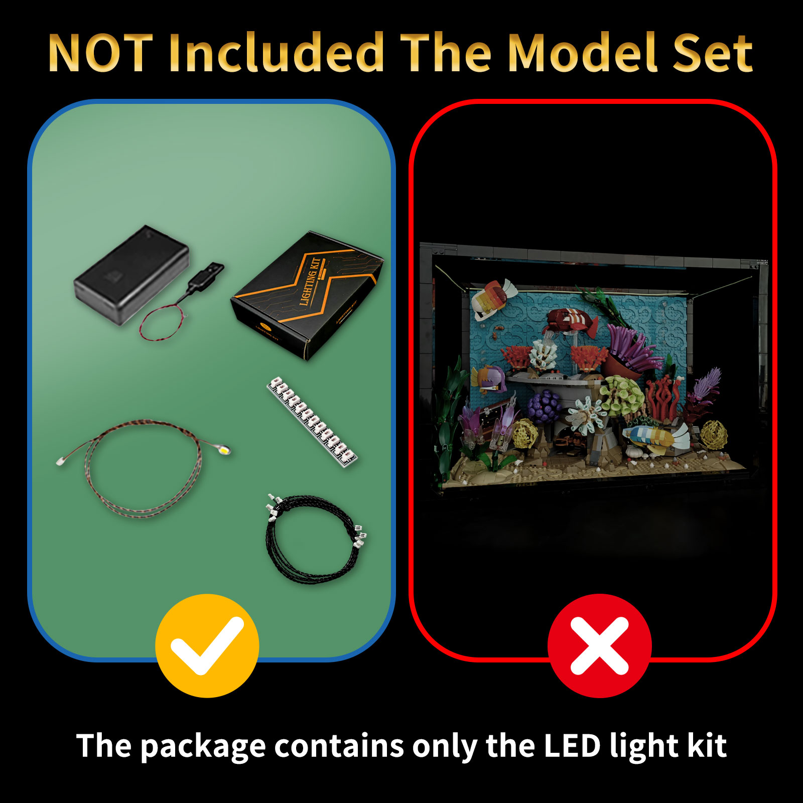 LYBMTWF LED Lighting Kit Compa - Aquarium Fish Lamp recension och pris