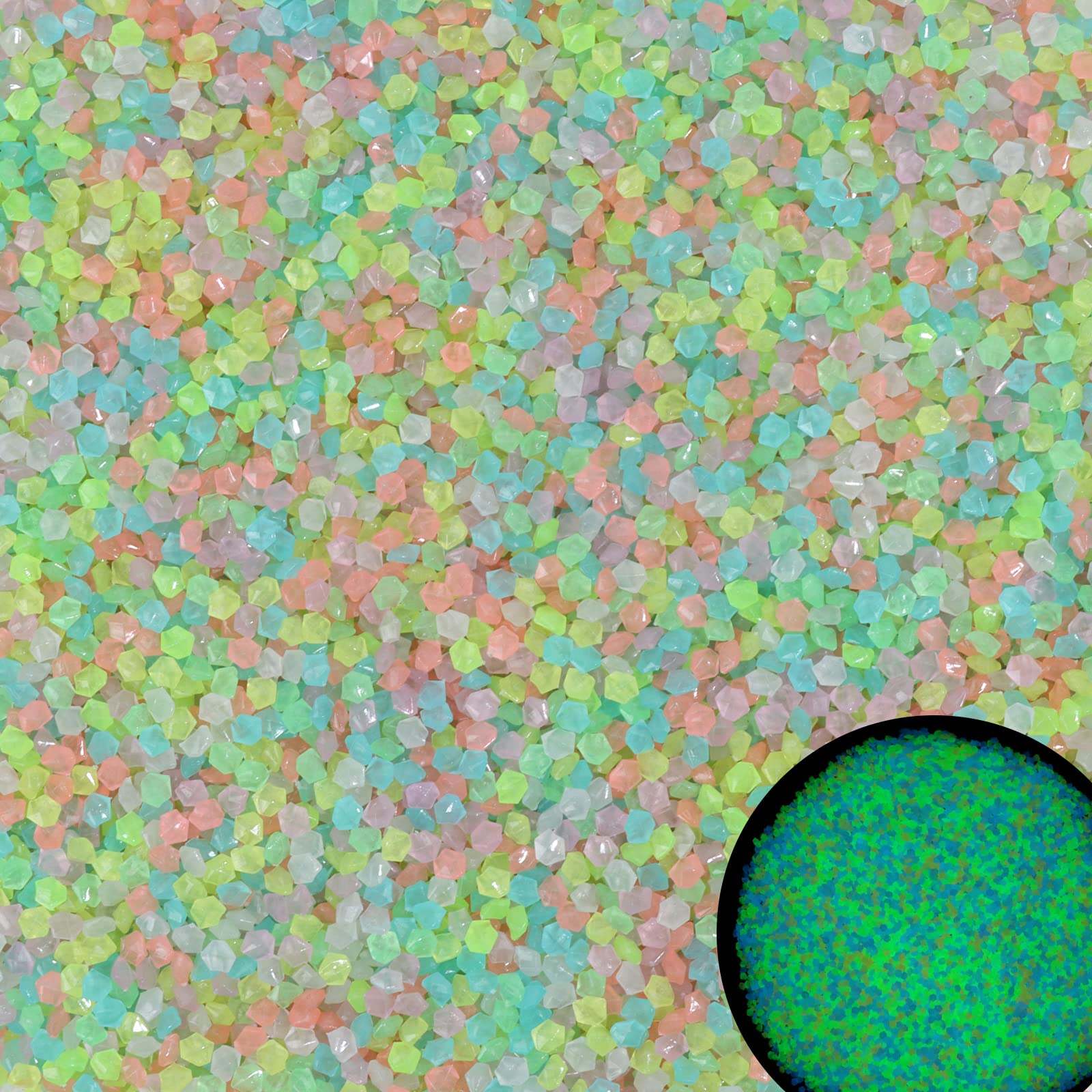 1000Pcs Luminous Sand Glow In  - Aquarium Fish Bowl recension och pris