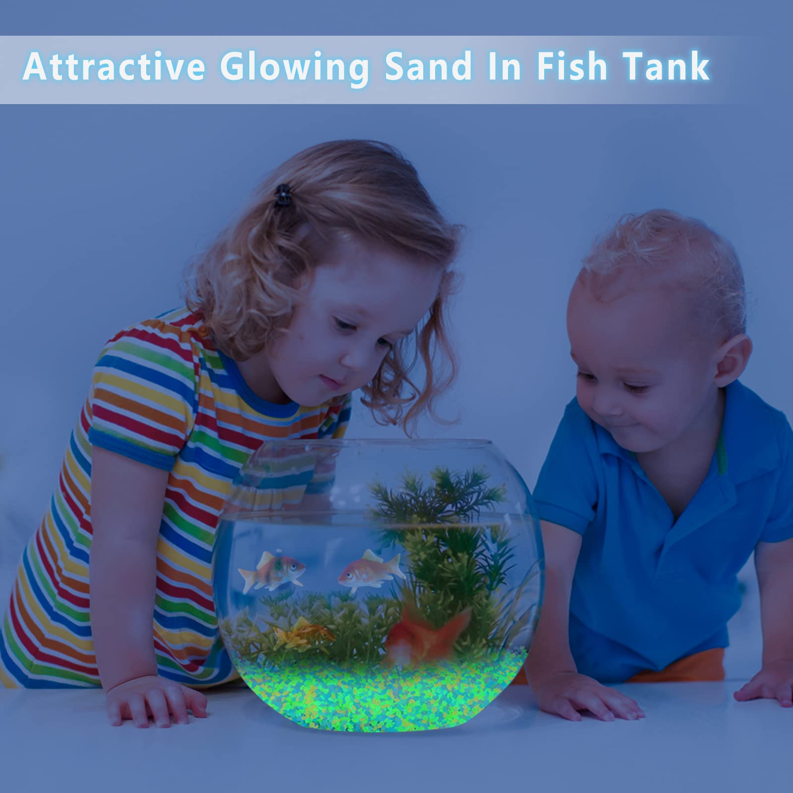 1000Pcs Luminous Sand Glow In  - Aquarium Fish Bowl recension och pris