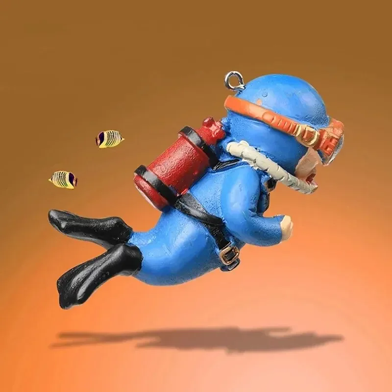 Fish Tank Diver Ornaments Land - Aquarium Fish Popular recension och pris