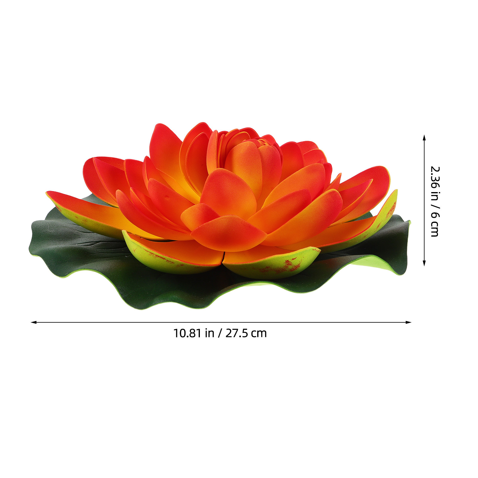 3Pcs Artificial Floating Lotus - Aquarium Fish Low Maintenance recension och pris