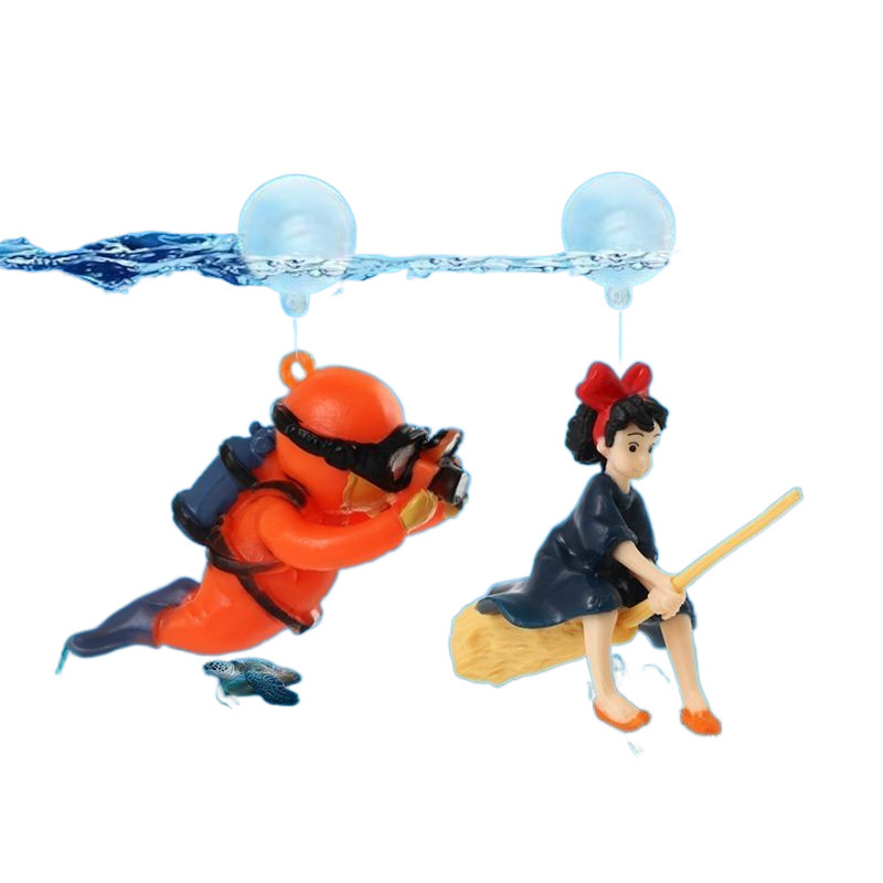 Fish Tank Diver Ornaments Land - Aquarium Fish Popular recension och pris