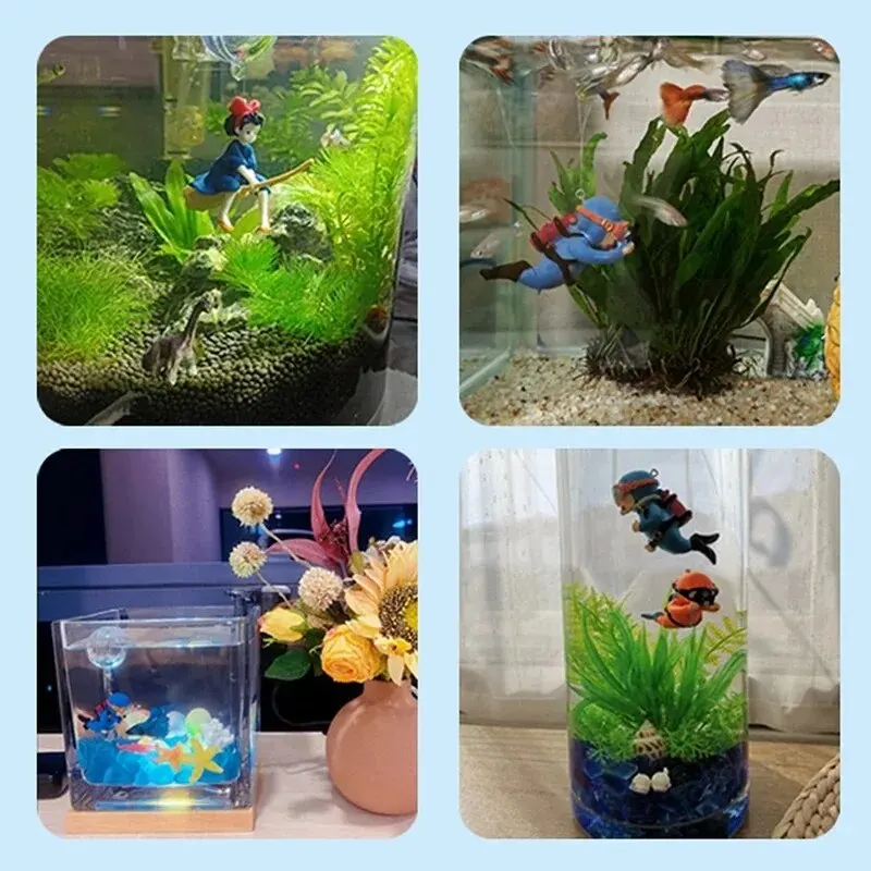 Fish Tank Diver Ornaments Land - Aquarium Fish Popular recension och pris