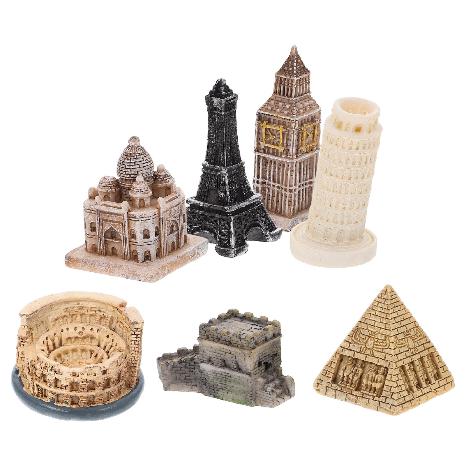 7Pcs Miniature Roman Statues D - Aquarium Fish Usa recension och pris