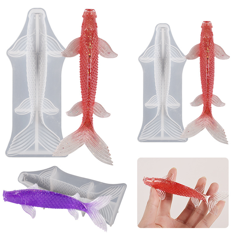 3D Koi Fish Shaped Epoxy Resin - Aquarium Fish Bowl recension och pris