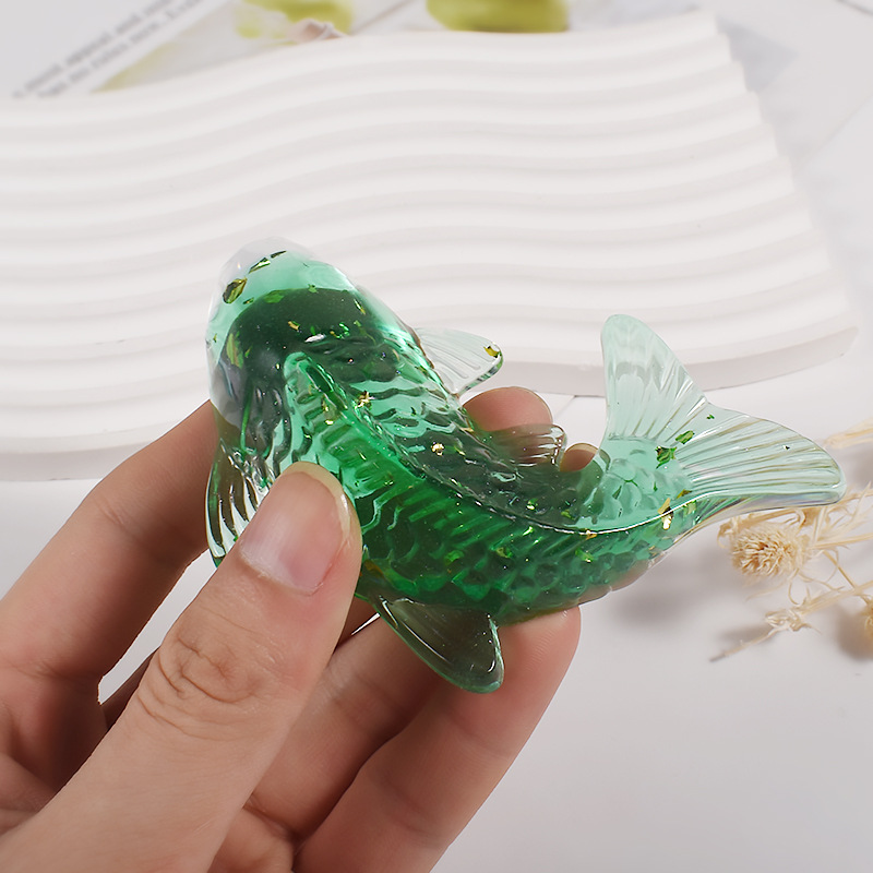 3D Koi Fish Shaped Epoxy Resin - Aquarium Fish Bowl recension och pris