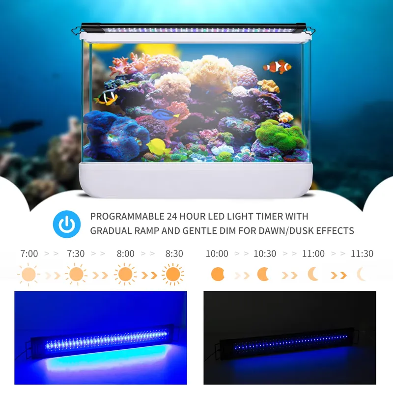 LED Programmable Aquarium Ligh - Aquarium Fish Lamp recension och pris