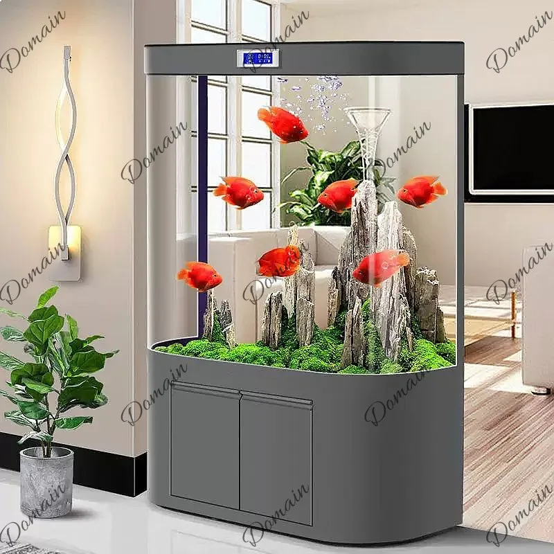ZL Large Fish Tank Living Room - Aquarium Fish Low Maintenance recension och pris