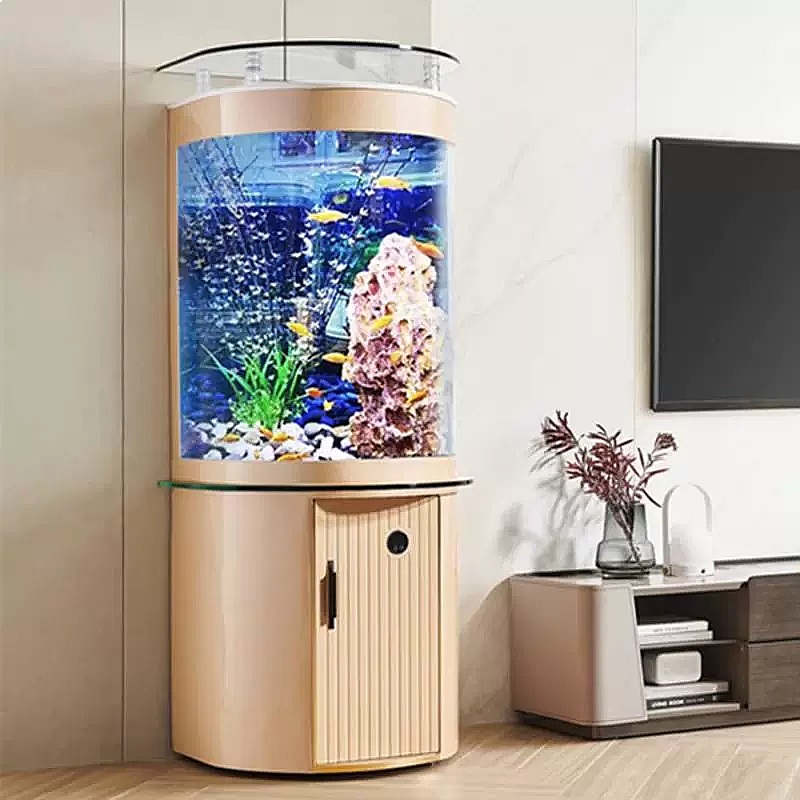 Semi-Circle Bottom Filter Glas - Aquarium Fish Low Maintenance recension och pris