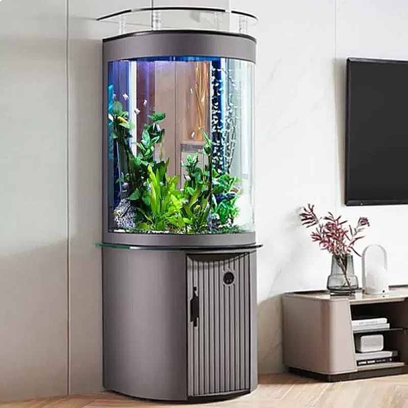 Semi-Circle Bottom Filter Glas - Aquarium Fish Low Maintenance recension och pris