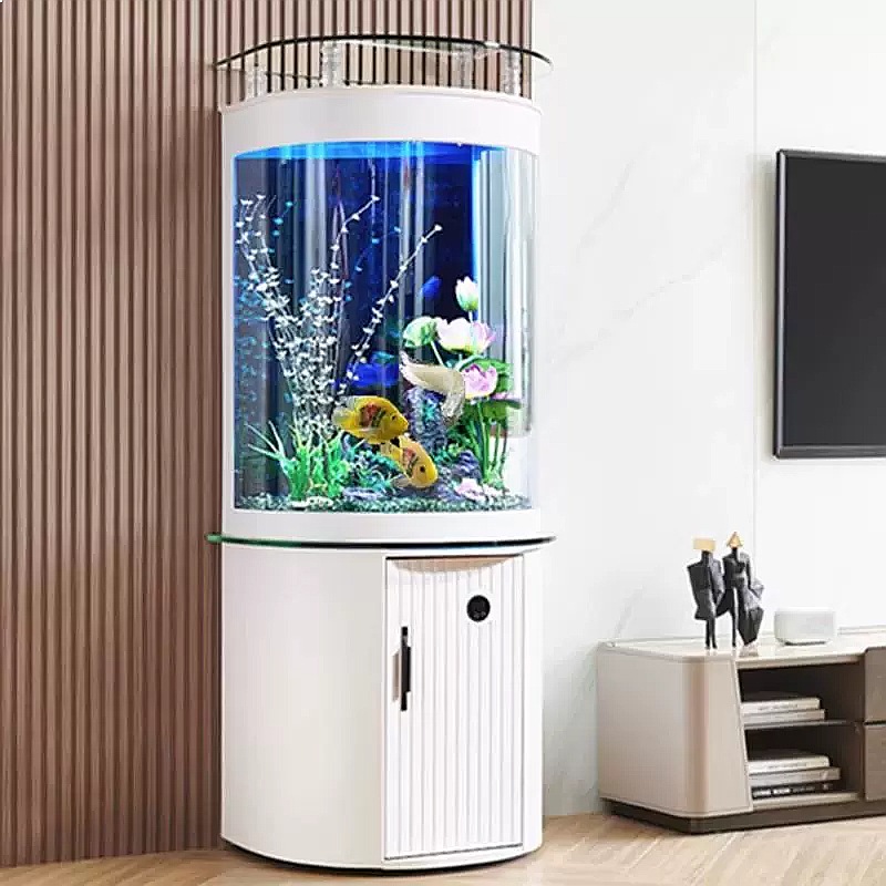 Semi-Circle Bottom Filter Glas - Aquarium Fish Low Maintenance recension och pris