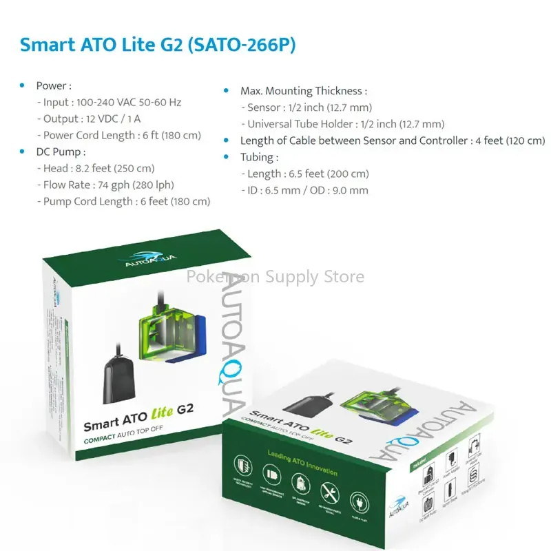 AutoAQUA Smart ATO Lite SATO-2 - Aquarium Auto Top Off recension och pris