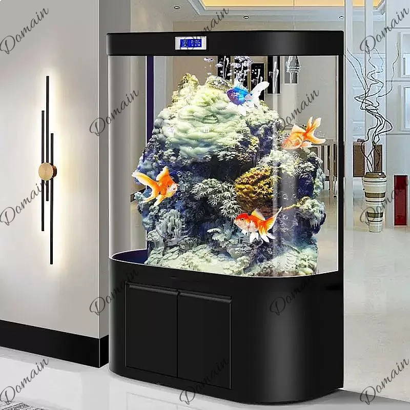 B80 Large Fish Tank Living Roo - Aquarium Fish Low Maintenance recension och pris