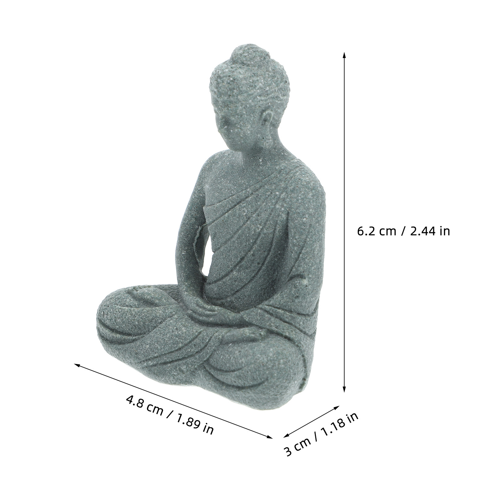 Mini Buddha Statue Resin Small - Aquarium Fish Usa recension och pris